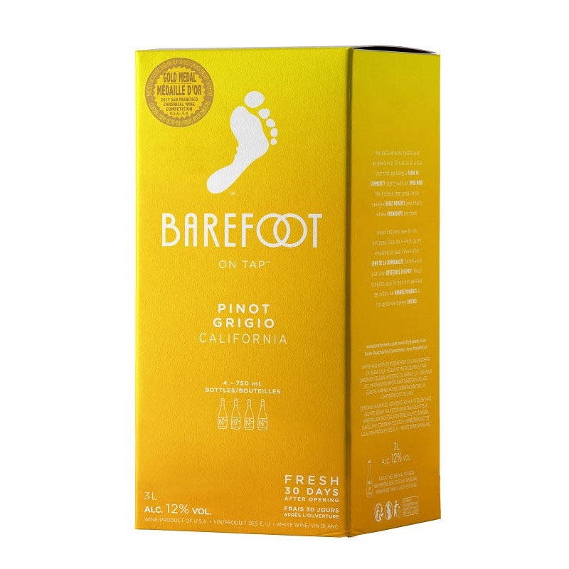 Barefoot Pinot Grigio 3l